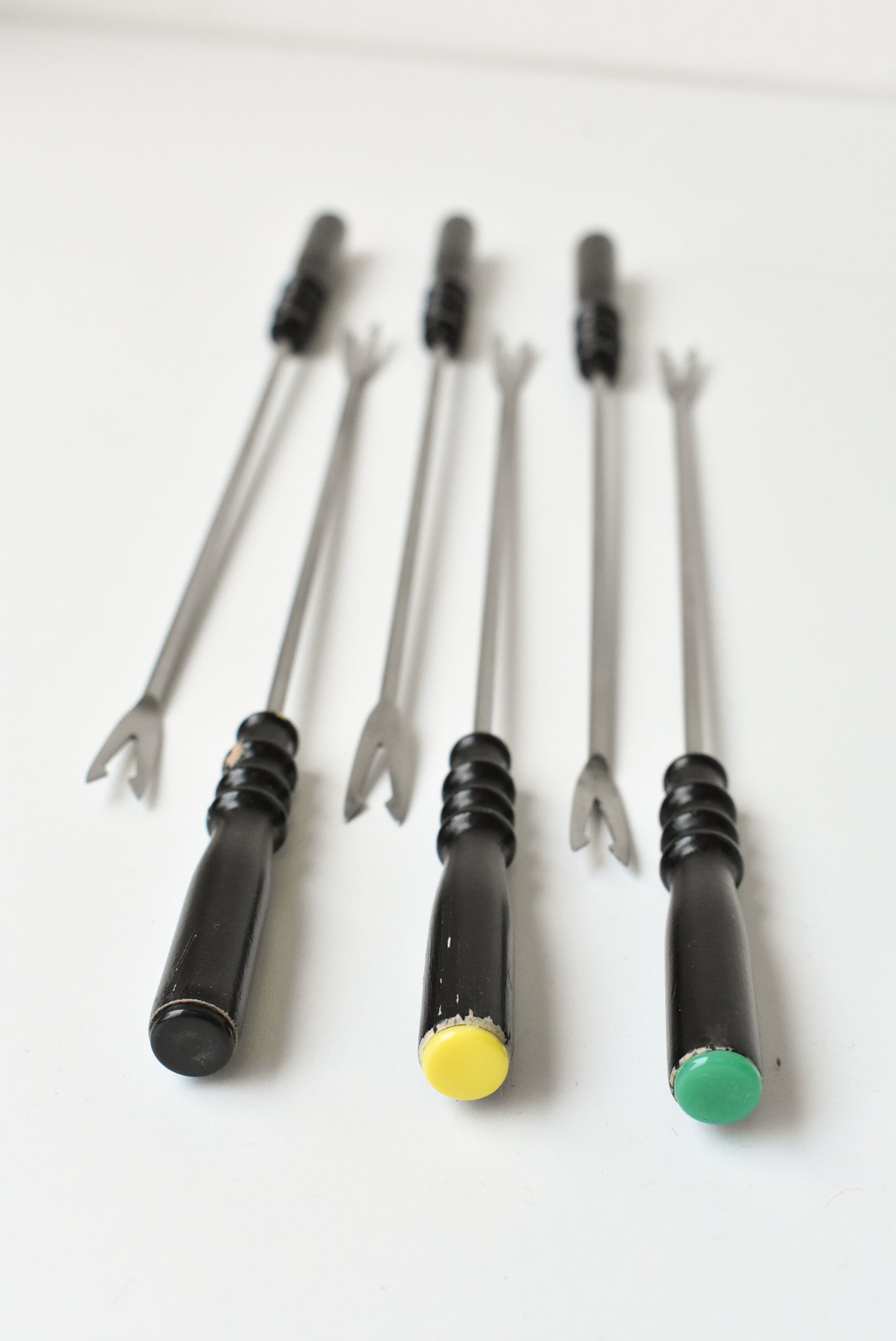 Oneida custom mediterranea stainless steel fondue fork set