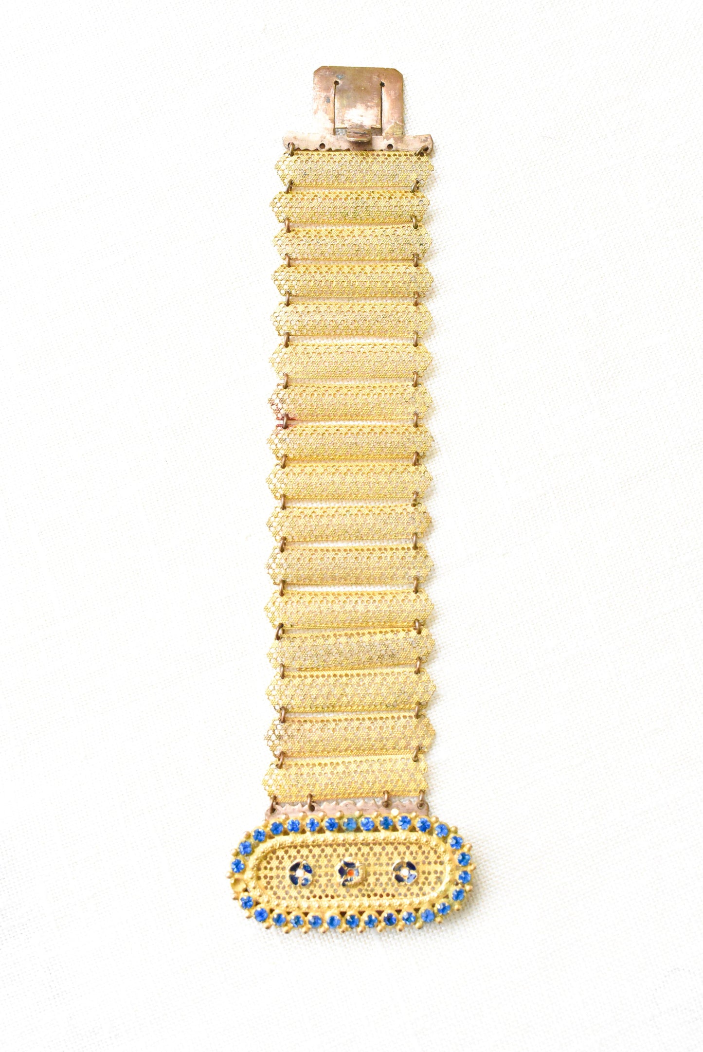 Vintage golden filigree bracelet